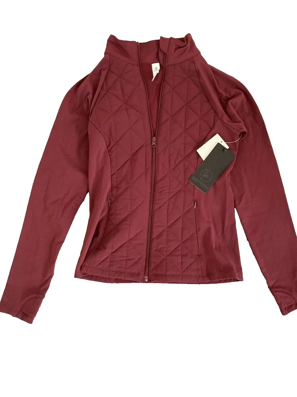 90'DEGREE women's demi-season burgundy jacket Size S A001932